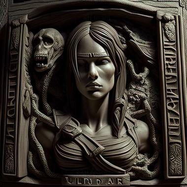 3D model Tomb Raider Underworld game (STL)